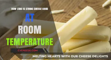 String Cheese Shelf Life: How Long Does It Last at Room Temperature?