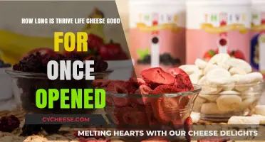 Thrive Life Cheese Shelf Life: How Long Does It Last Once Opened?