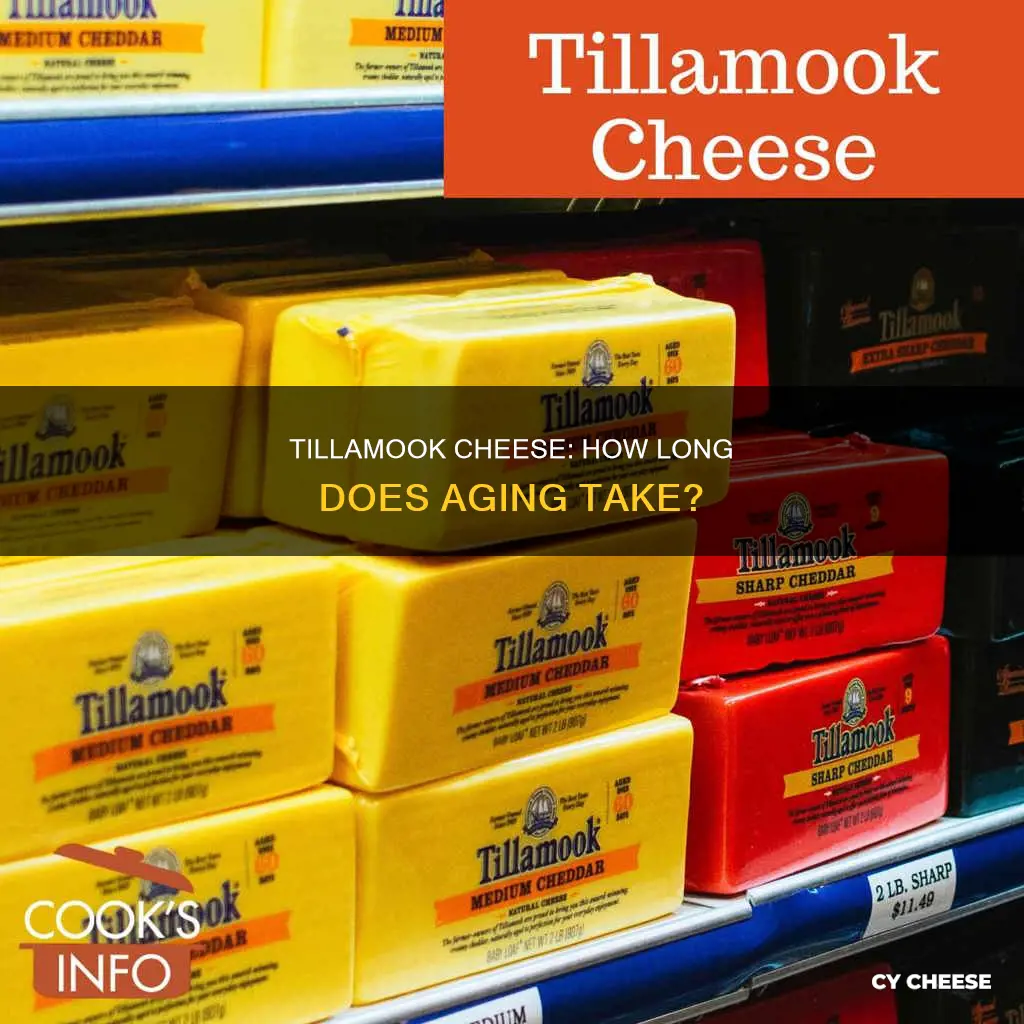 how long is tillamook cheese aged