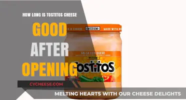 How Long Does Tostitos Cheese Last After Opening?