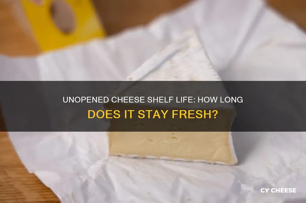 how long is unopened cheese good for