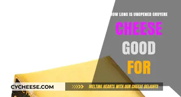 Unopened Gruyere Cheese: How Long Does it Last?