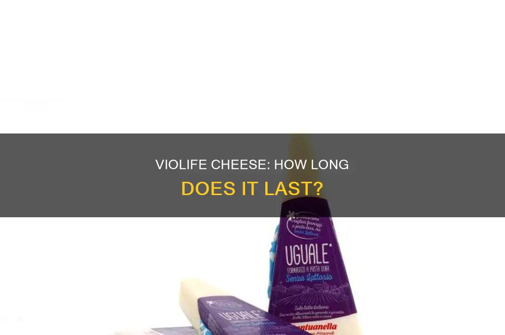 how long is violife cheese good for