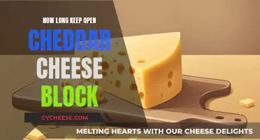 Cheddar Cheese Block: How Long Does it Last?