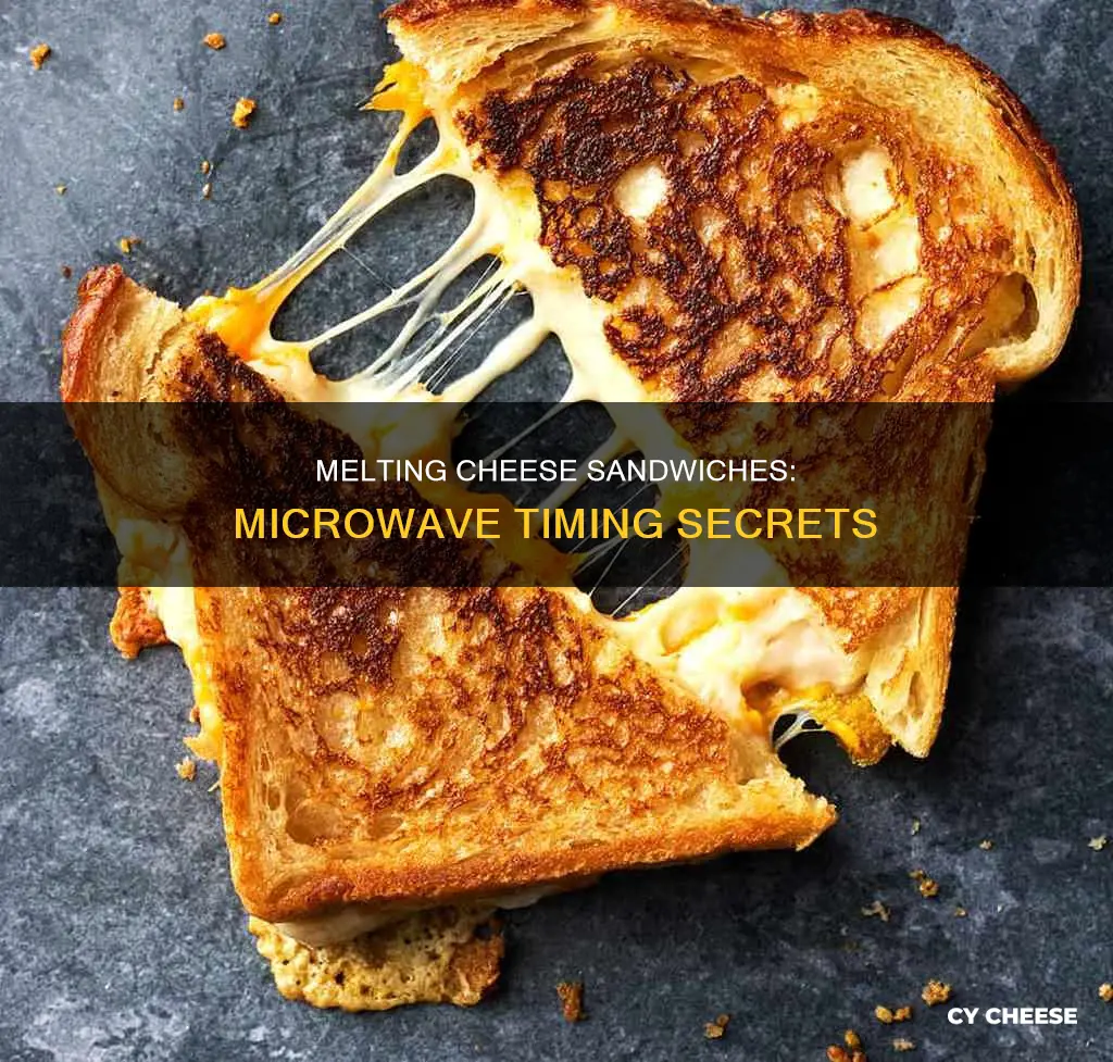 how long microwave cheese sandwich