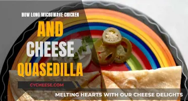 Quick Chicken and Cheese Quesadilla: Microwave Magic