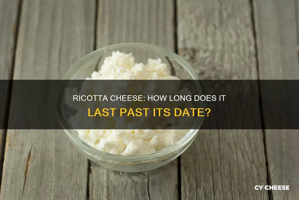 how long past date on ricotta cheese