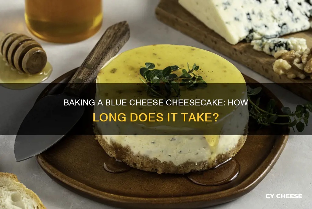 how long should i bake a 7 blue cheese cheesecake