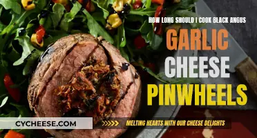 Black Angus Garlic Cheese Pinwheels: Cooking Time Perfected