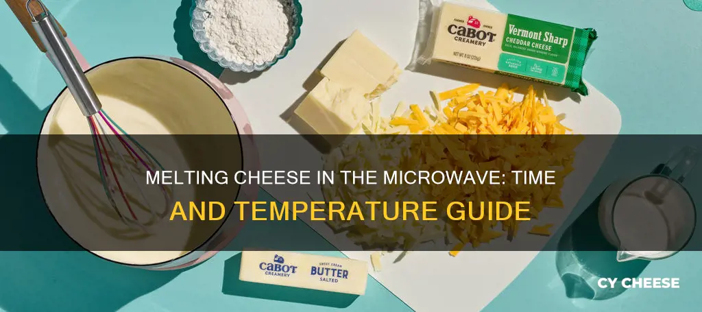 how long should i melt cheese in the microwave