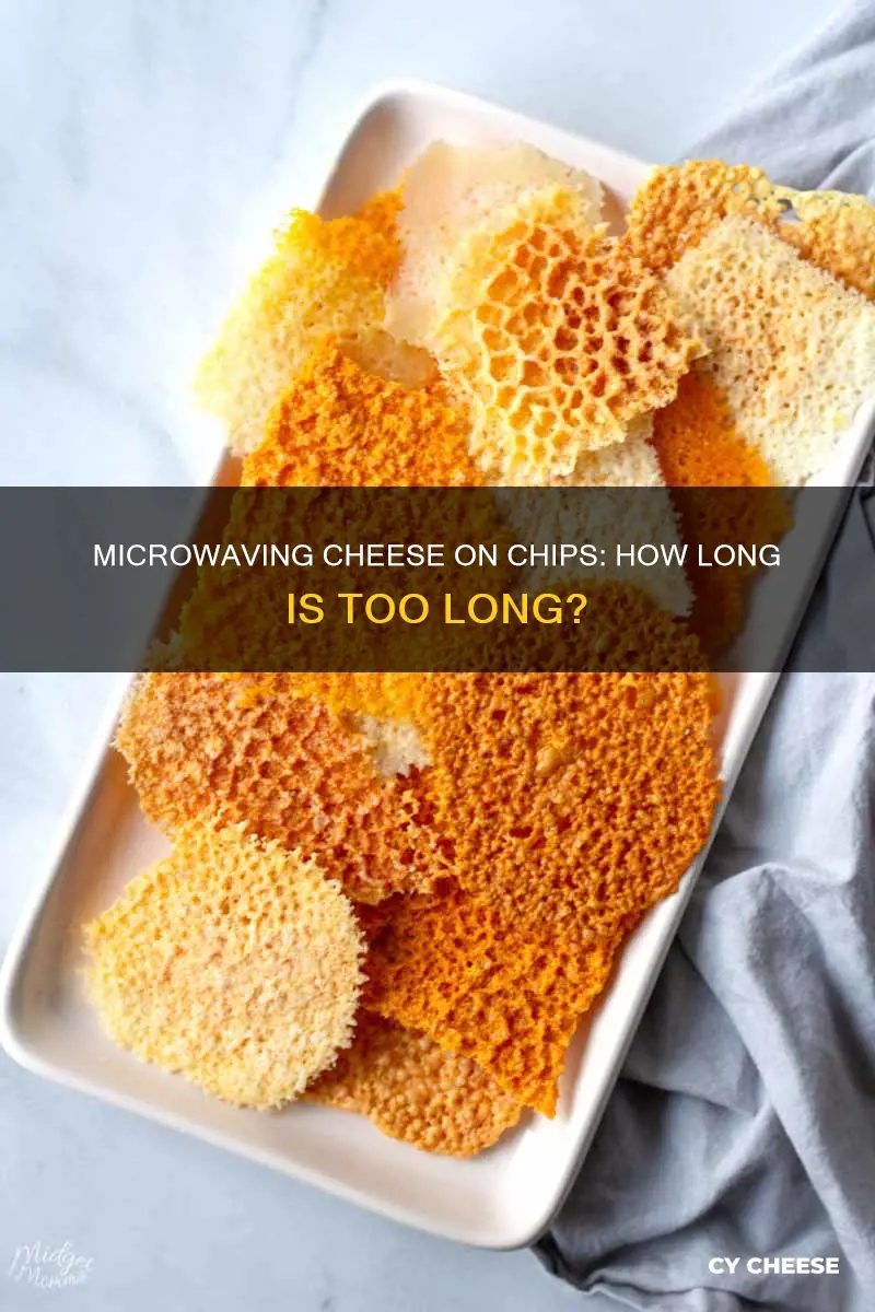 how long should i microwave cheese on chips