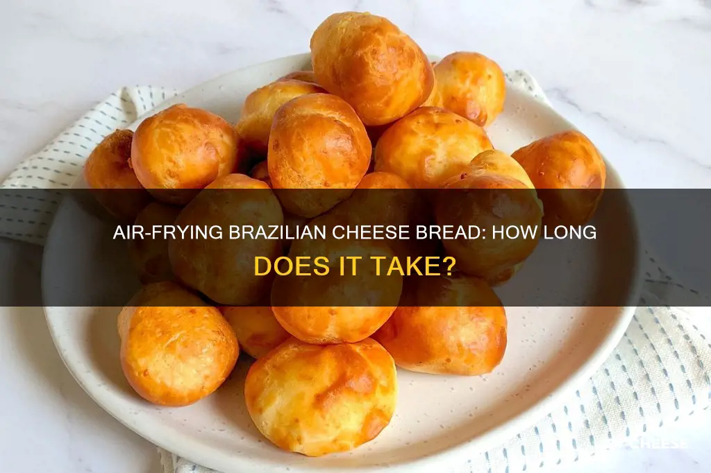 how long to air fry brazilian cheese bread