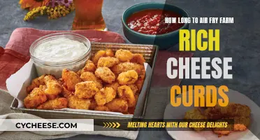 Air-Frying Farm Rich Cheese Curds: How Long Does It Take?