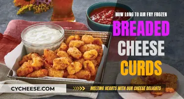 Air-Frying Frozen Breaded Cheese Curds: Time and Techniques