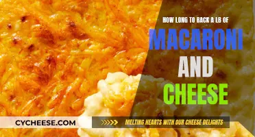 Mac and Cheese: Baking Time for a Pound