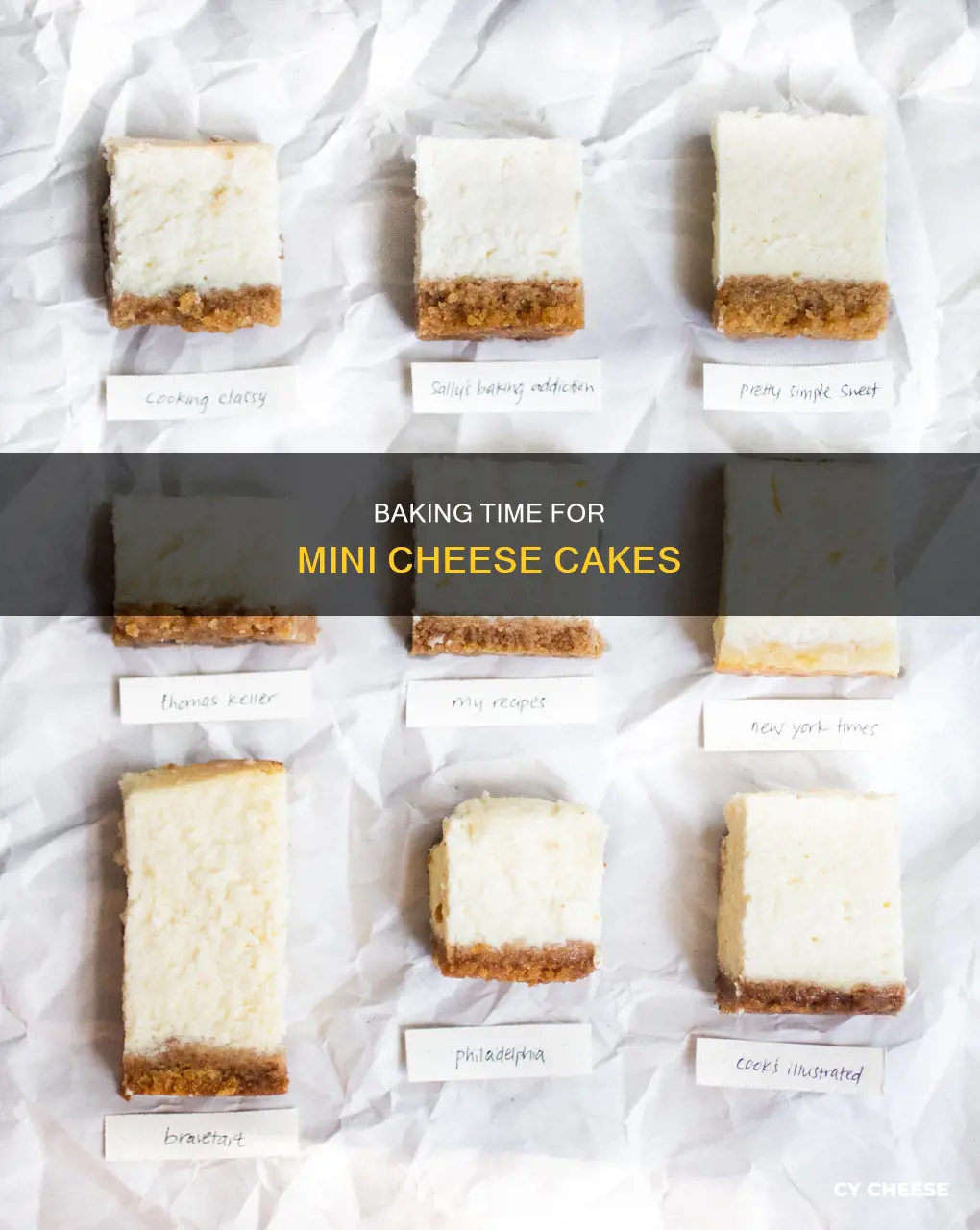 how long to back min cuo cake size cheese cake