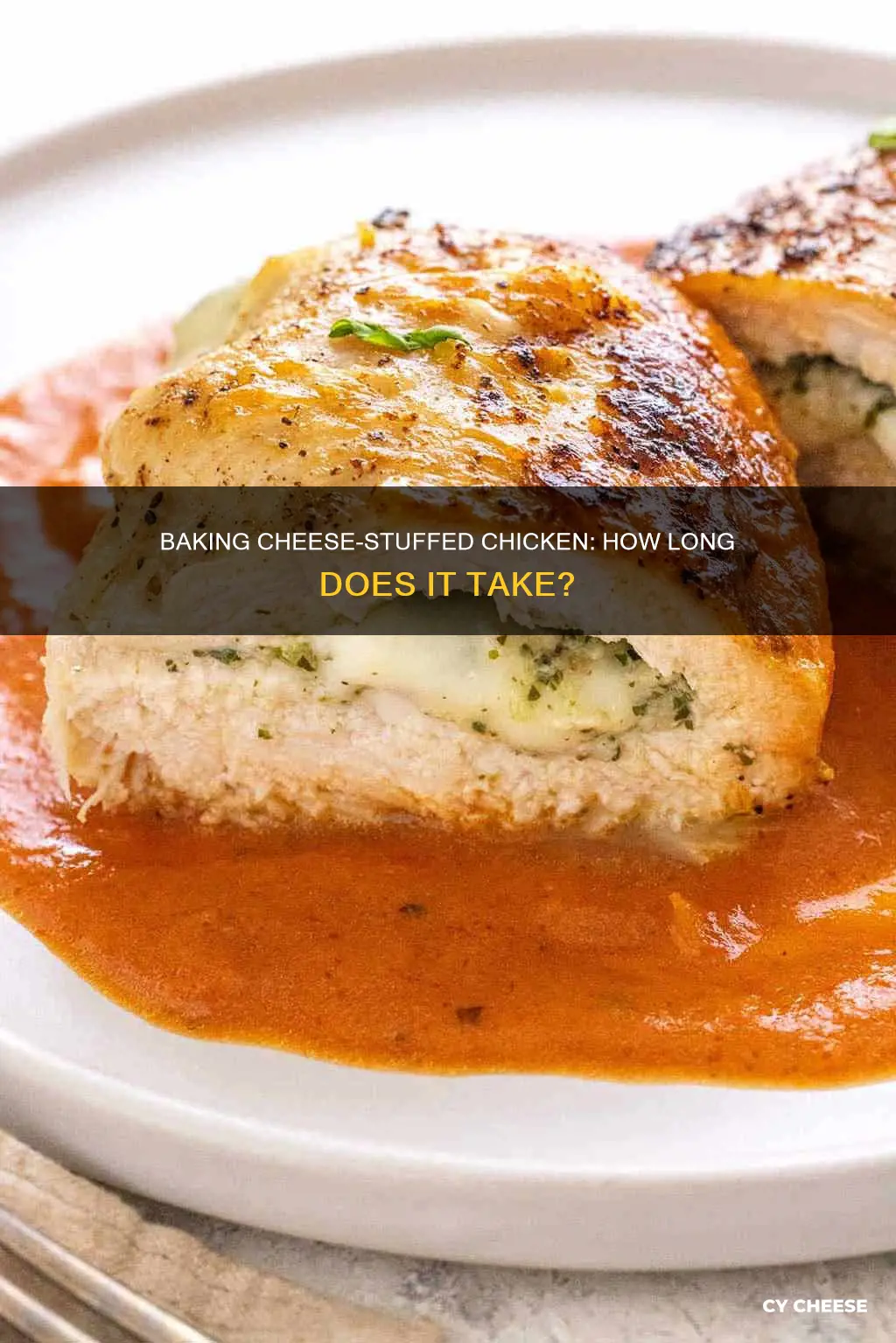 how long to bake cheese stifded chicken