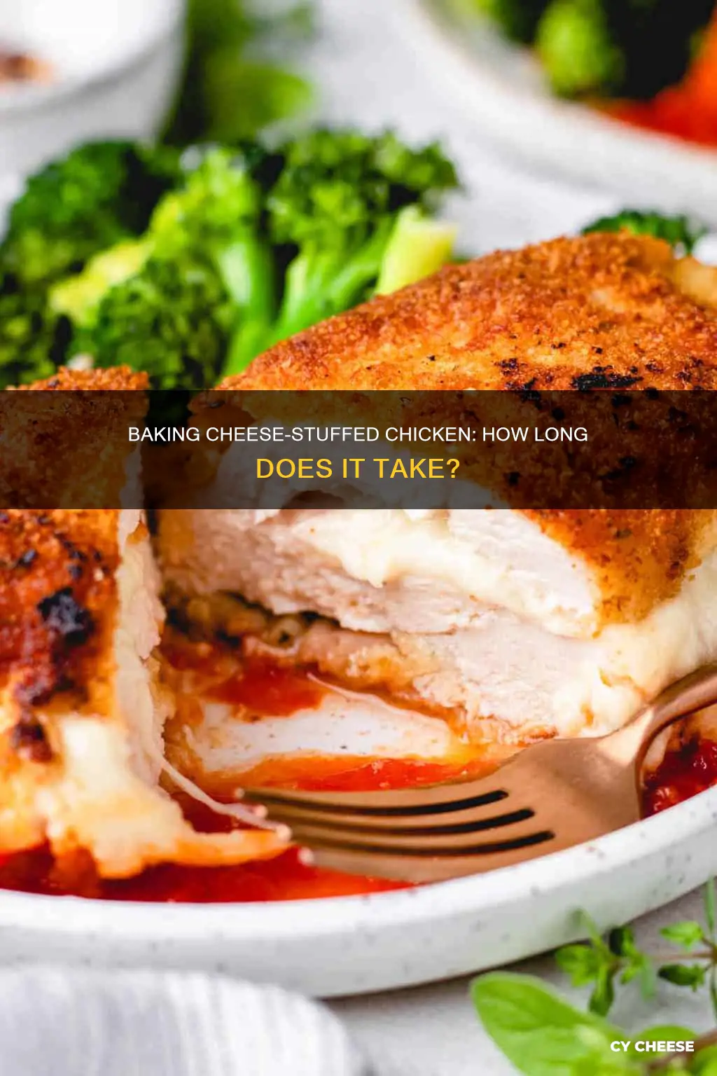 how long to bake cheese stuffed chicken