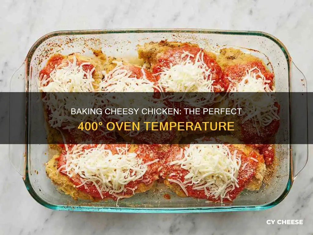 how long to bake chicken stuffed with cheese at 400