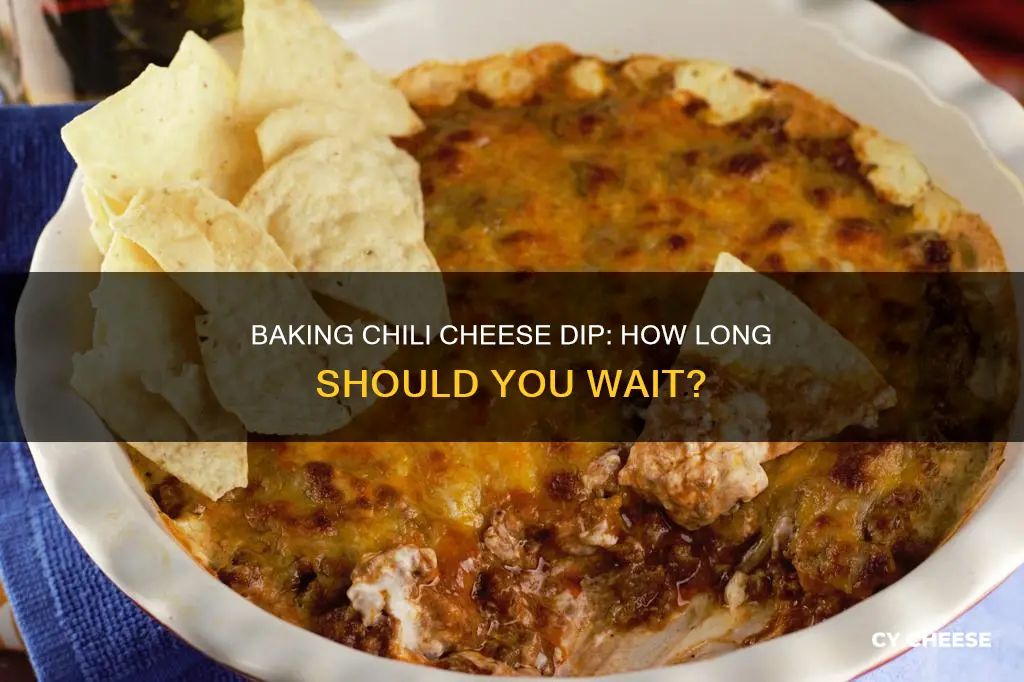 how long to bake chili cheese dip