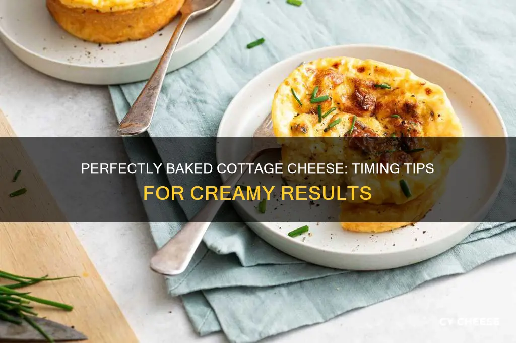 how long to bake cottage cheese