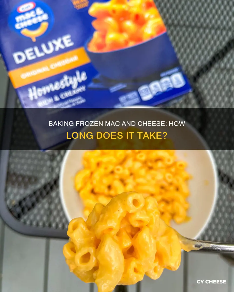 how long to bake frozen macaroni and cheese