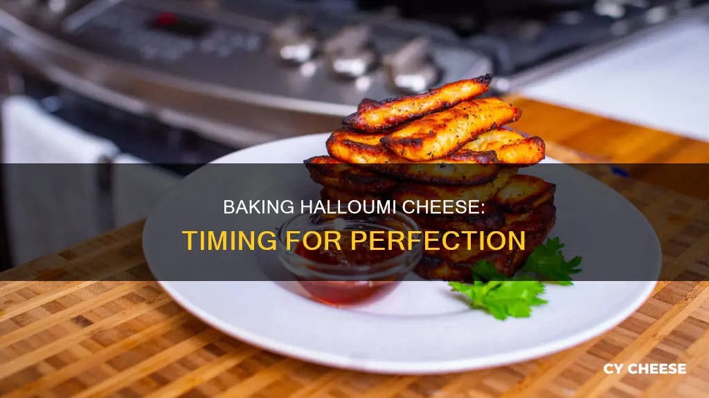 how long to bake halloumi cheese