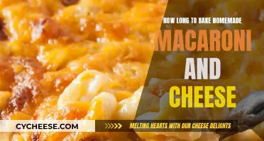 Macaroni and Cheese: Baking Time for Homemade Deliciousness