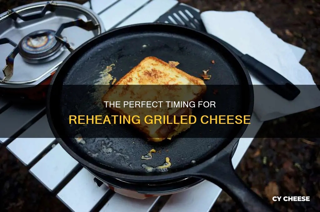 how long to bake leftover grilled cheese