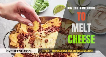 Melting Cheesy Nachos: Baking Time for Deliciousness
