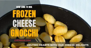 Boiling Frozen Cheese Gnocchi: Quick and Easy Steps