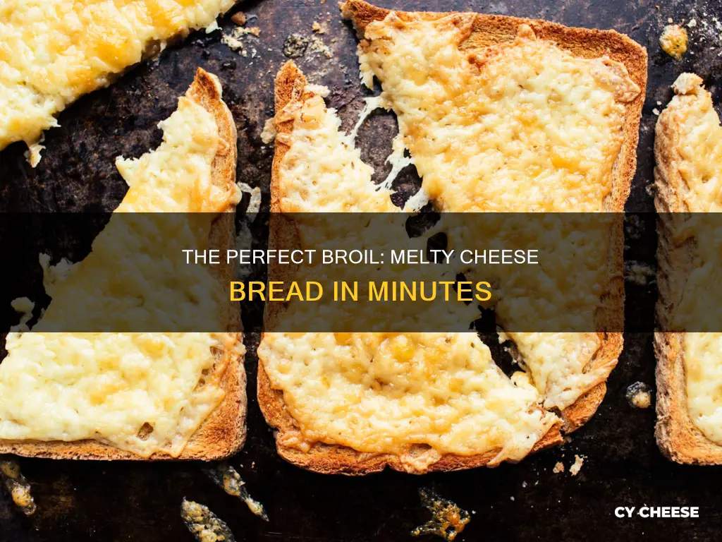 how long to broil cheese bread