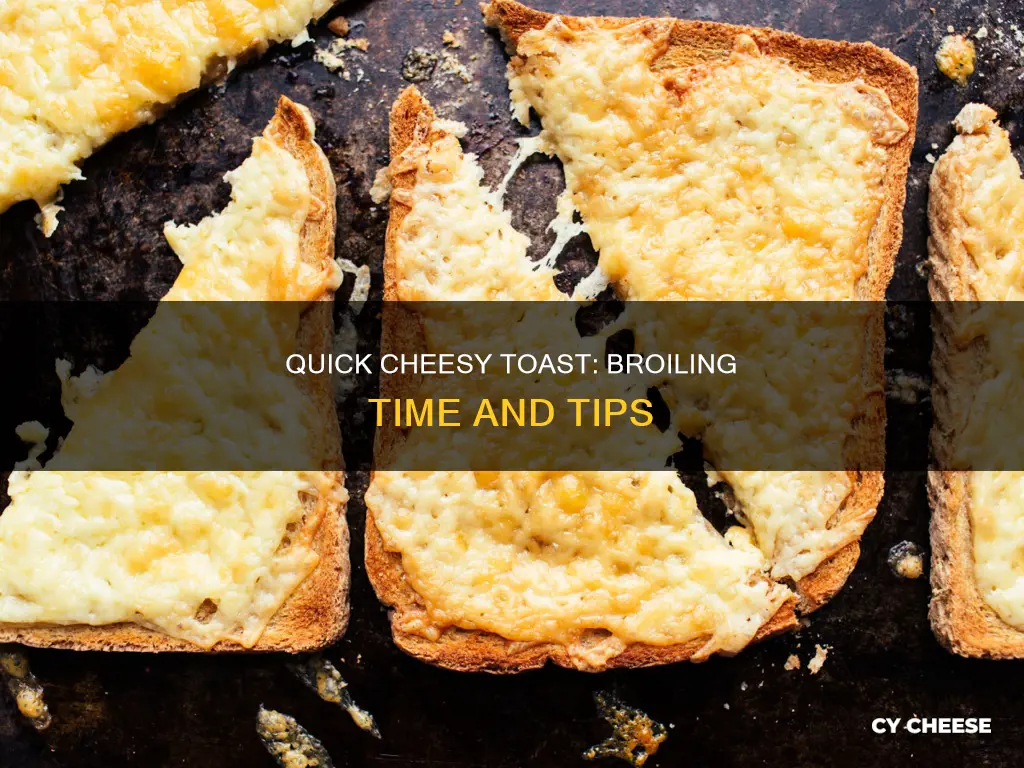 how long to broil cheese toast