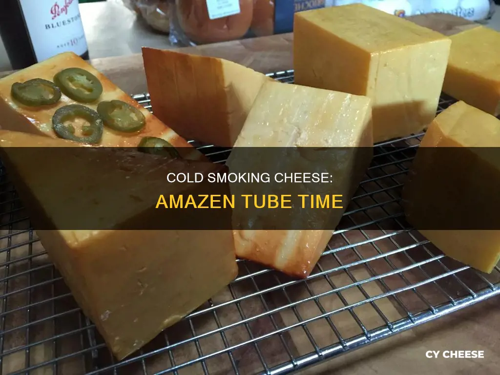 how long to cold smoke cheese using the amazen tube