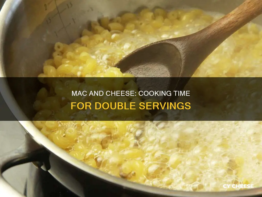 how long to cook 2 boxes of macaroni and cheese