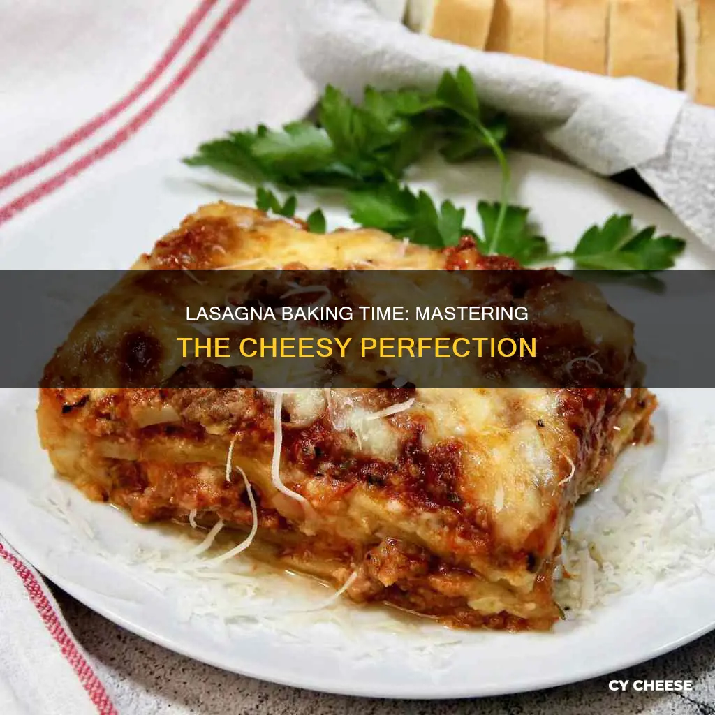 how long to cook a cheese lasagna