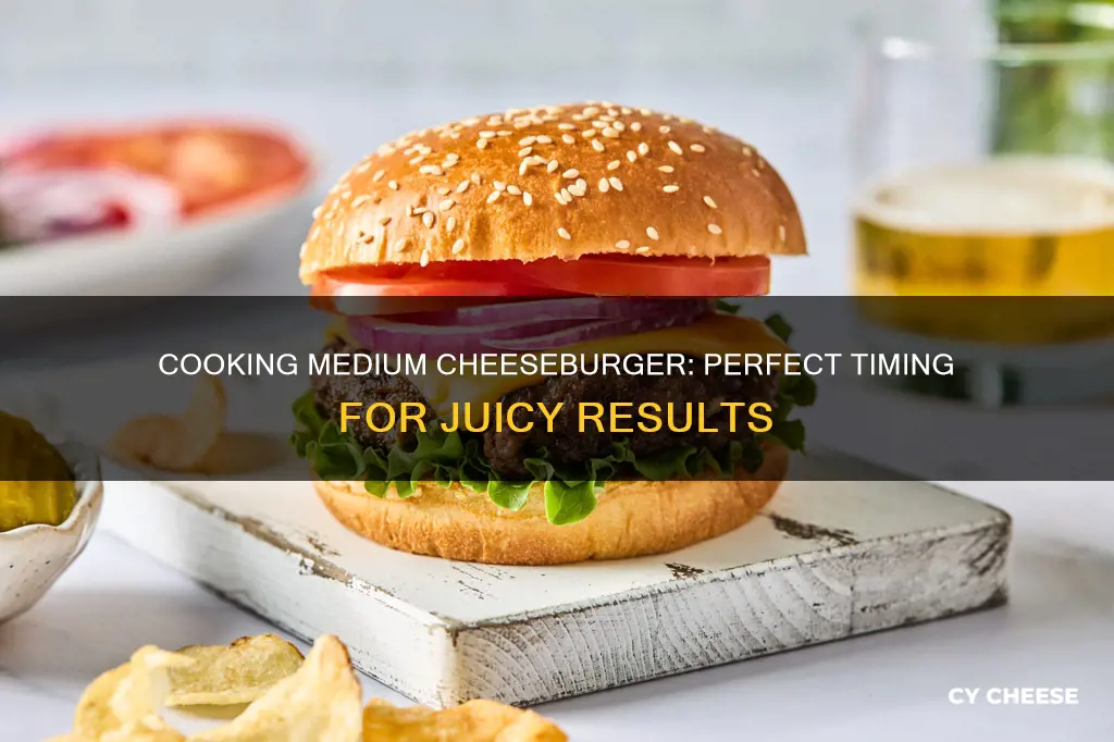 how long to cook a medium cheese burger