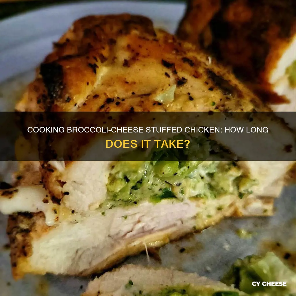 how long to cook broccoli and cheese stuffed chicken