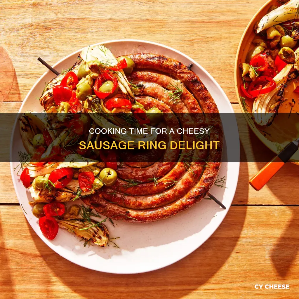 how long to cook cheese and parsley sausage ring