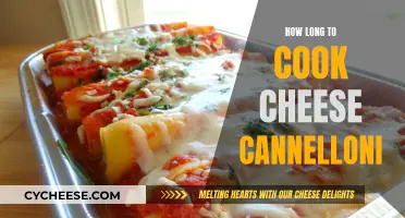 The Perfect Cheese Cannelloni: Cooking Time Revealed