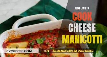 The Perfect Cheese Manicotti: Cooking Time Unveiled