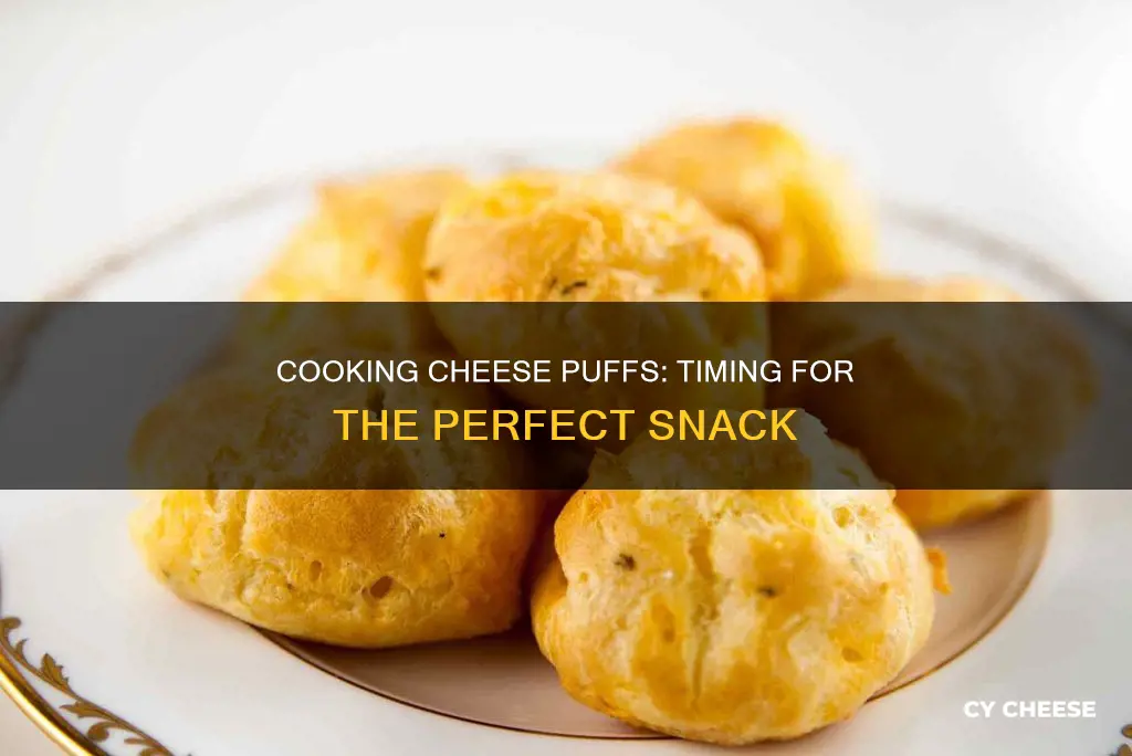 how long to cook cheese puffs