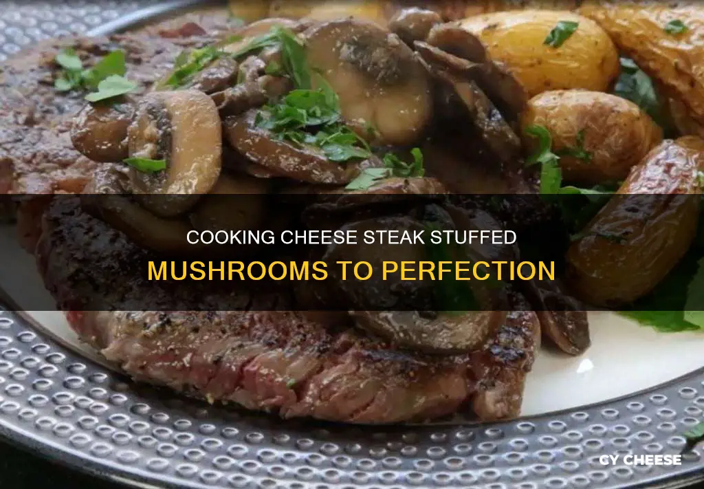 how long to cook cheese steak stuffed mushrooms at 350