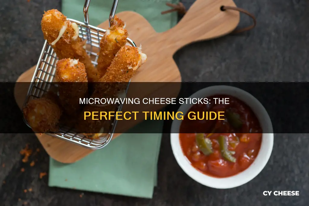 how long to cook cheese stick in microwave