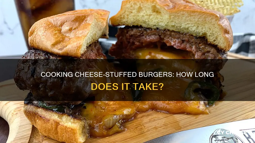 how long to cook cheese stuffed burgers