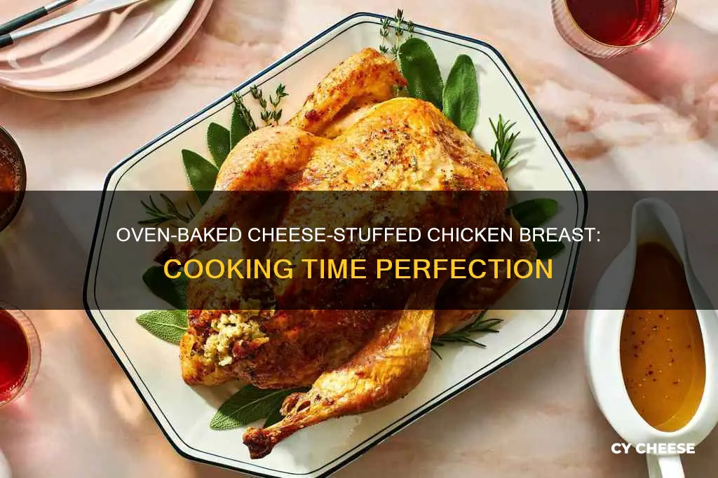 how long to cook cheese stuffed chicken breast in oven