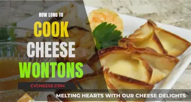 Cooking Cheese Wontons: How Long Should You Fry?