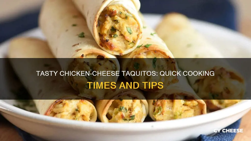 how long to cook chicken and cheese taquitos