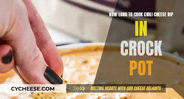 Cheesy Chili Dip: Crock-Pot Cooking Time