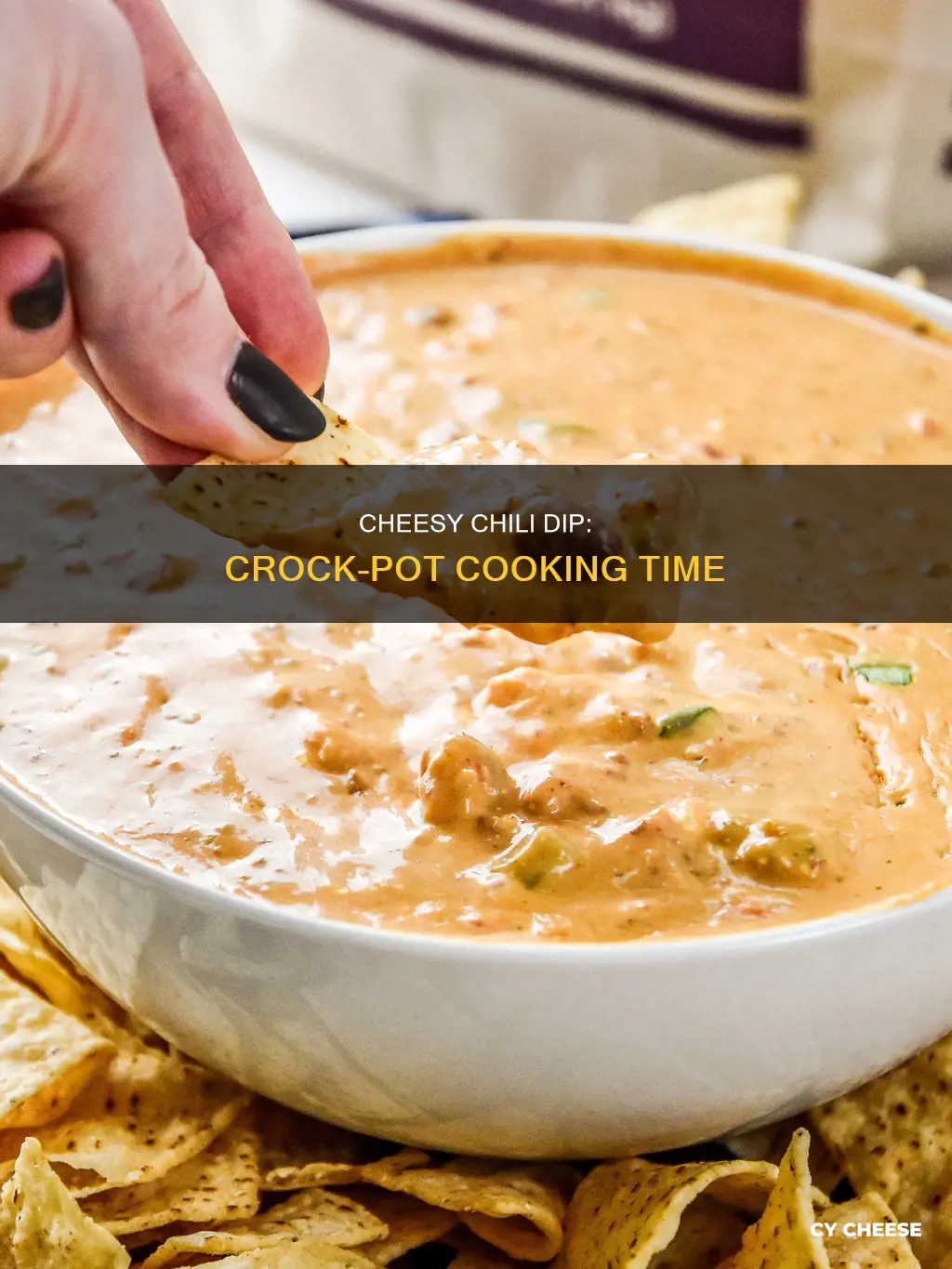 how long to cook chili cheese dip in crock pot